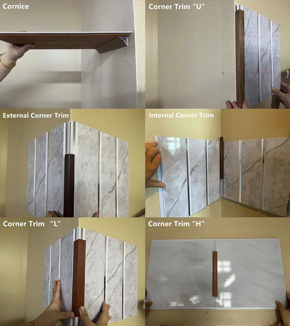 PVC ceiling panel installation
