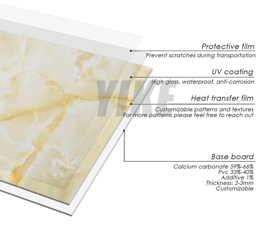 Wall Panel UV Marble Board