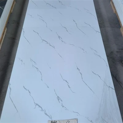 Valge marmorist PVC paneel
